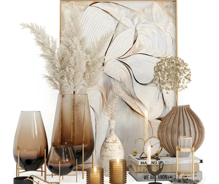 Decorative with vases
