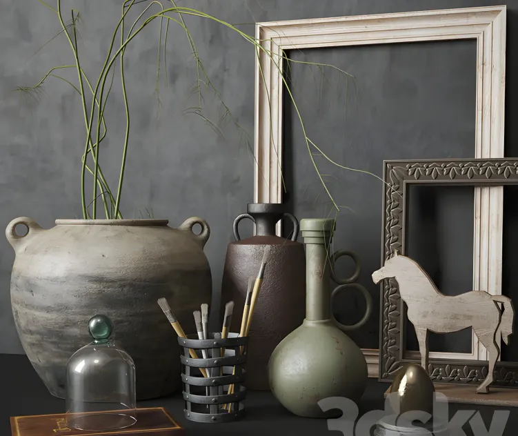 Decorative with vases 2