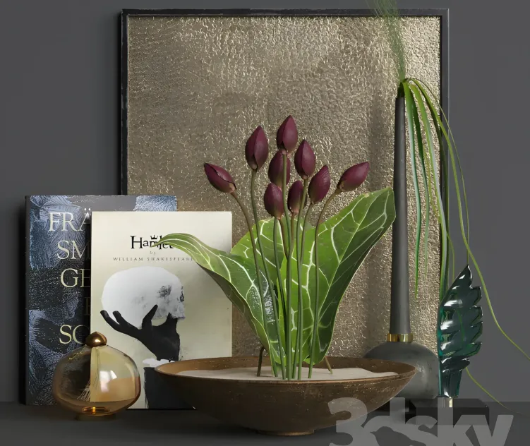 Flower tulips decor
