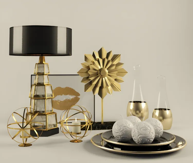 Gold accessories