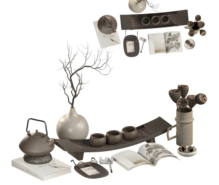 Japandi decor set