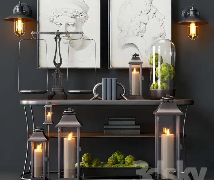 Pottery barn decorative set