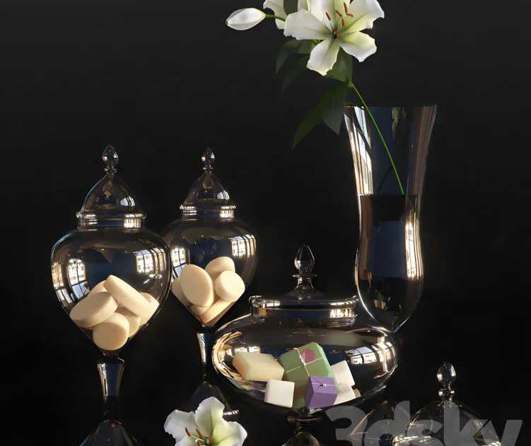 Pottery barn iminous canisters