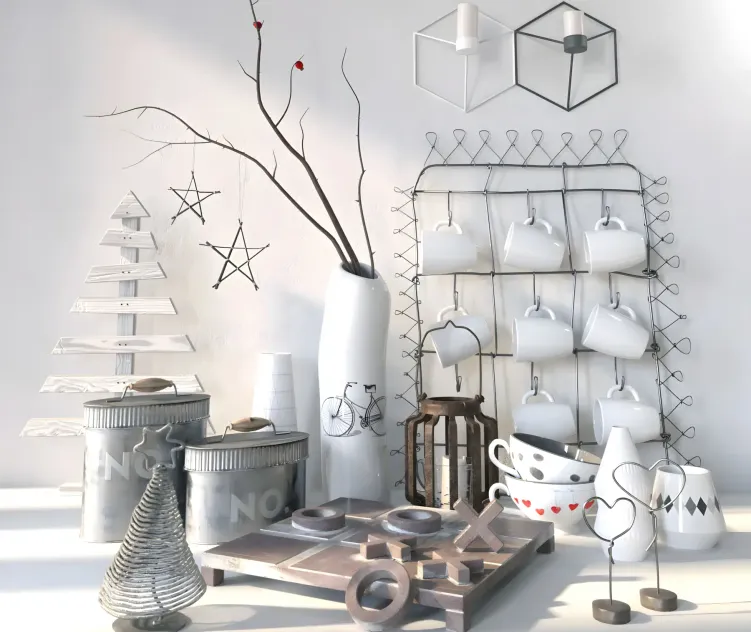 Set scandinavian decor