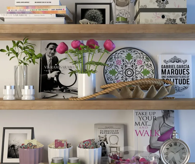 Shelf decor
