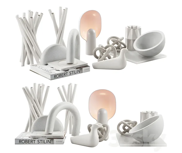 White decorative pack n