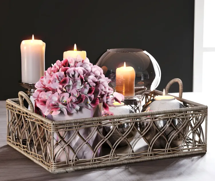 Wicker tray
