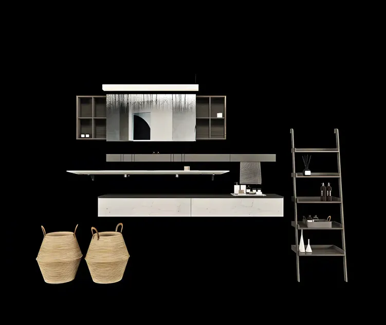 Set of bathroom furniture agape
