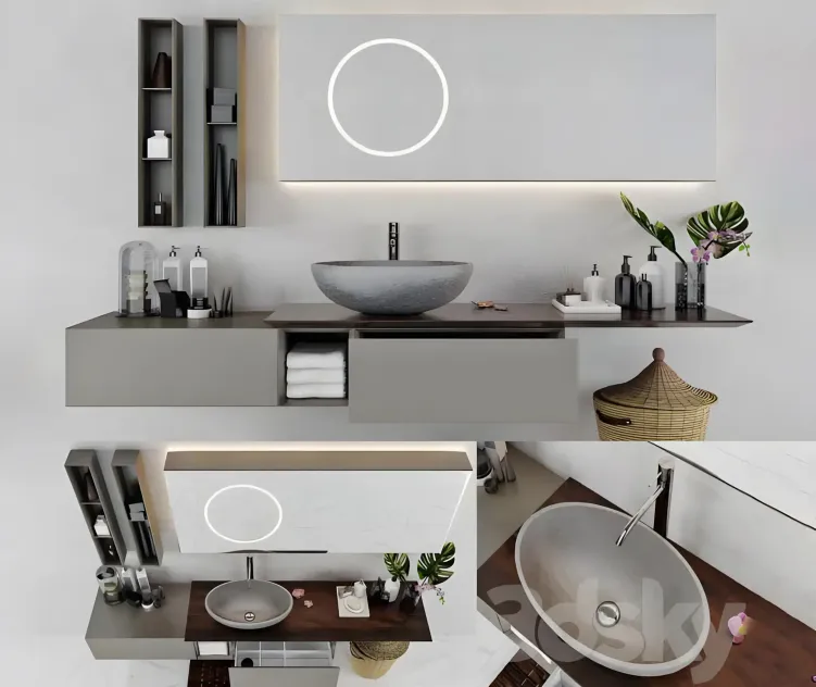 Set of bathroom furniture modulnova infinity