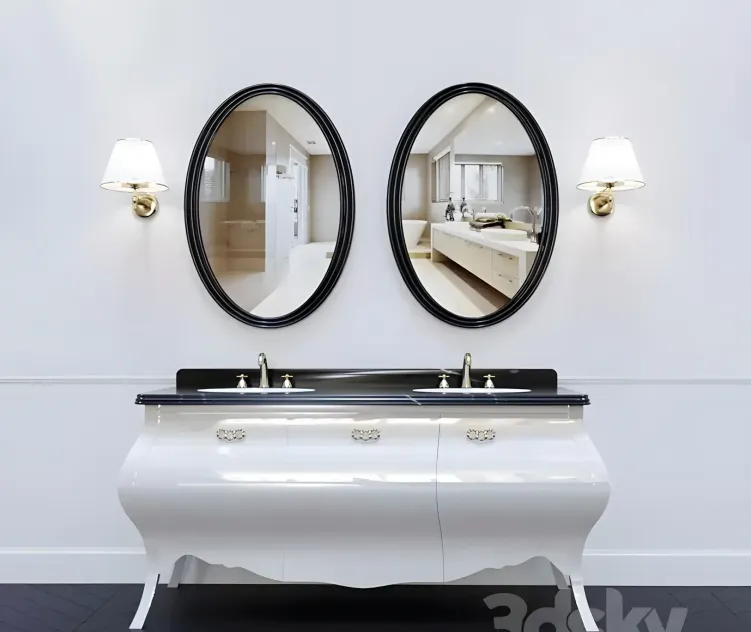 Set of furniture eurodesign prestige doppio lavabo