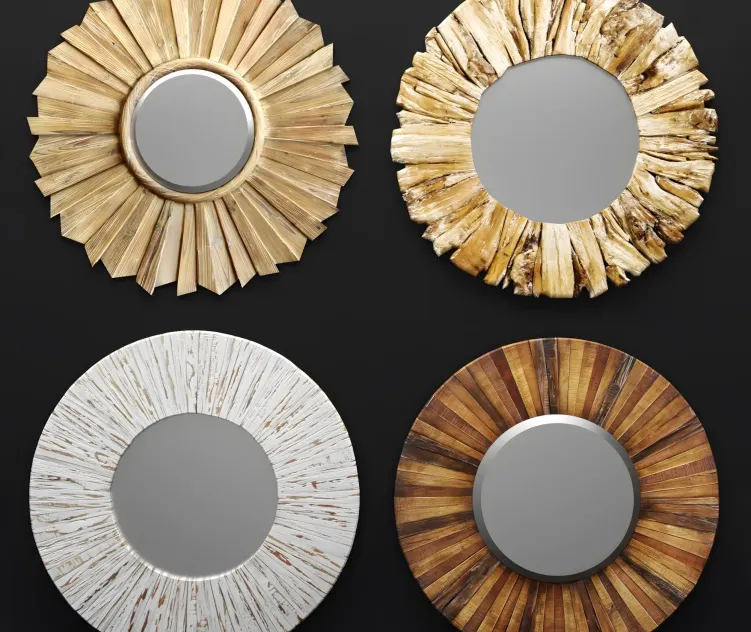 A set of mirrors