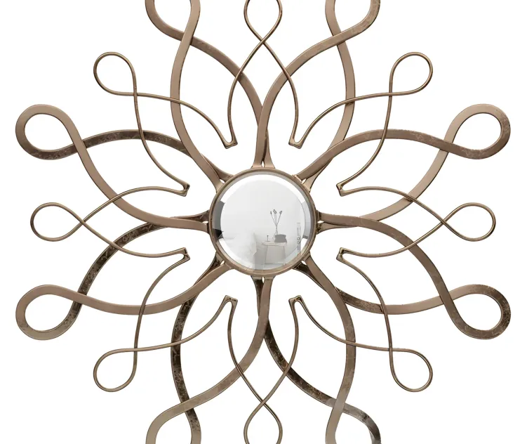 Barnabas sunburst accent mirror rdbl