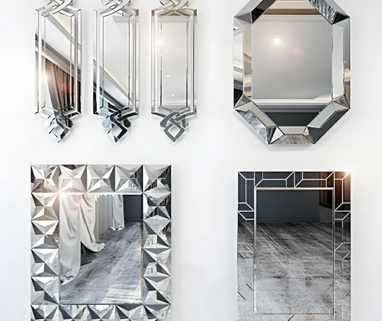 Mirrors in the art deco style