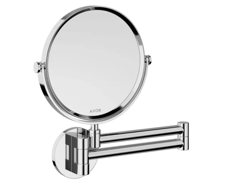 Uc double sided round wall mounted mirror by axor