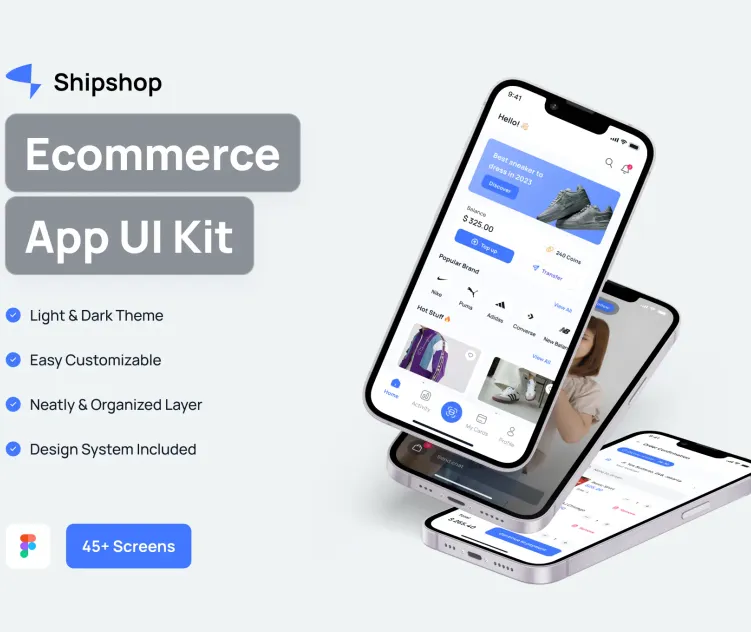 Ecommerce Mobile App UI Kit