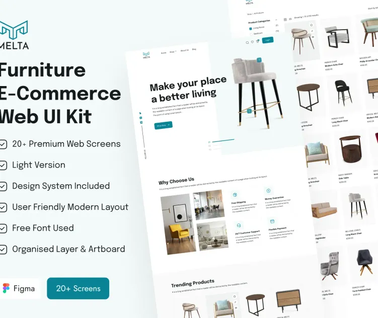 Furniture Ecommerce Web Ui Kit