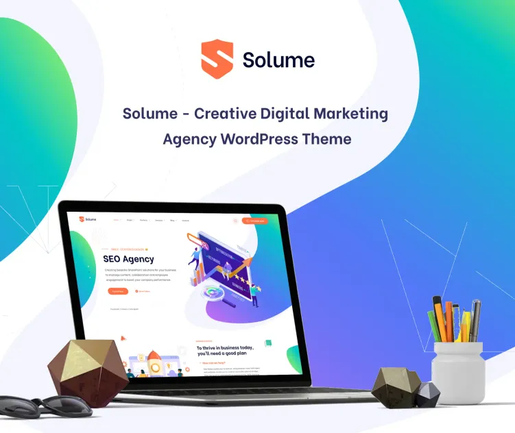 Solume Digital Marketing Agency Figma Template
