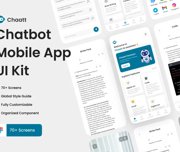 Chaatt Chatbot App Ui Kit