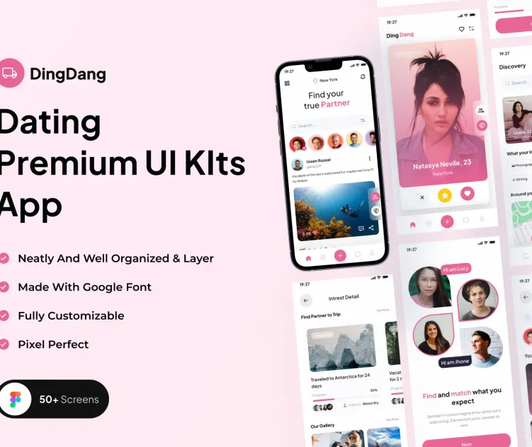 Dingdang Dating Premium Ui Kits App