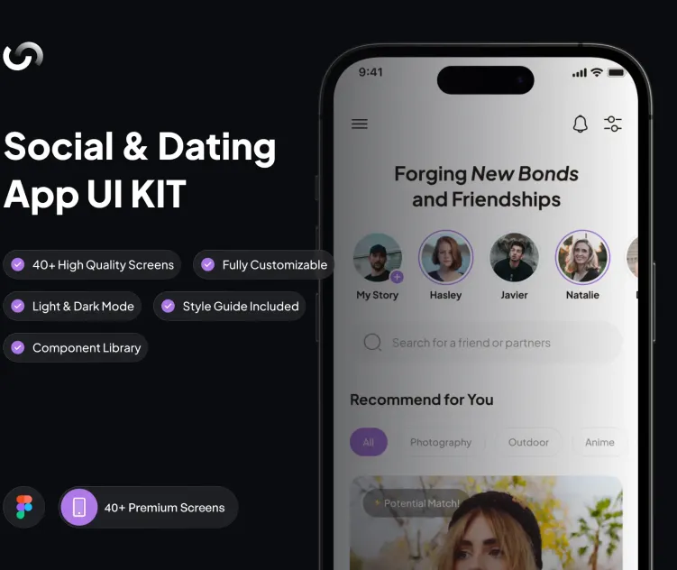 Heact Dating Apps UI Kit