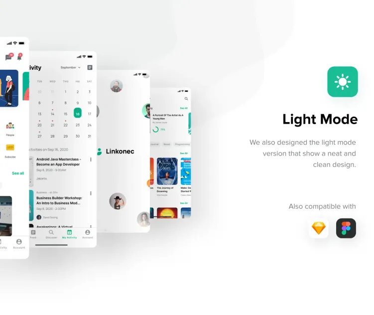 Linkonec Student Social Network Online Class Mobile App
