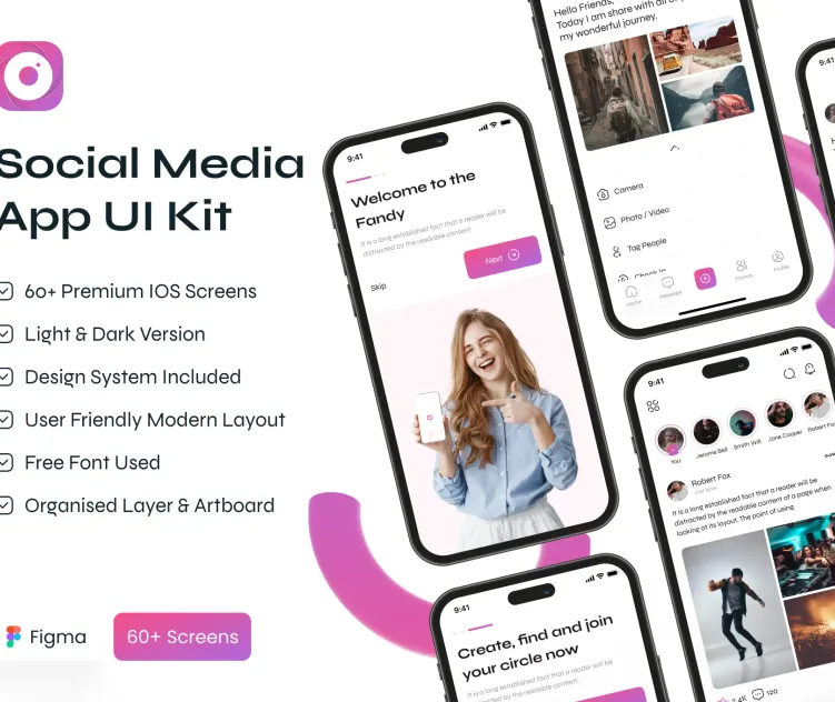 Social Media App Ui Kit