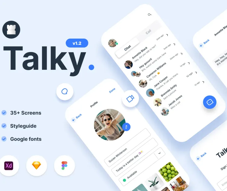 Talky Chat Video Messenger App