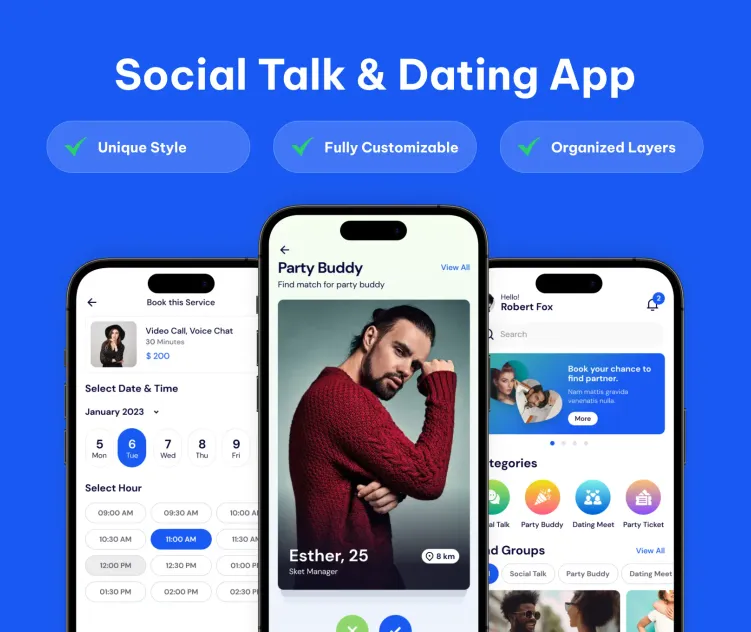 Wetalk App Ui Kit