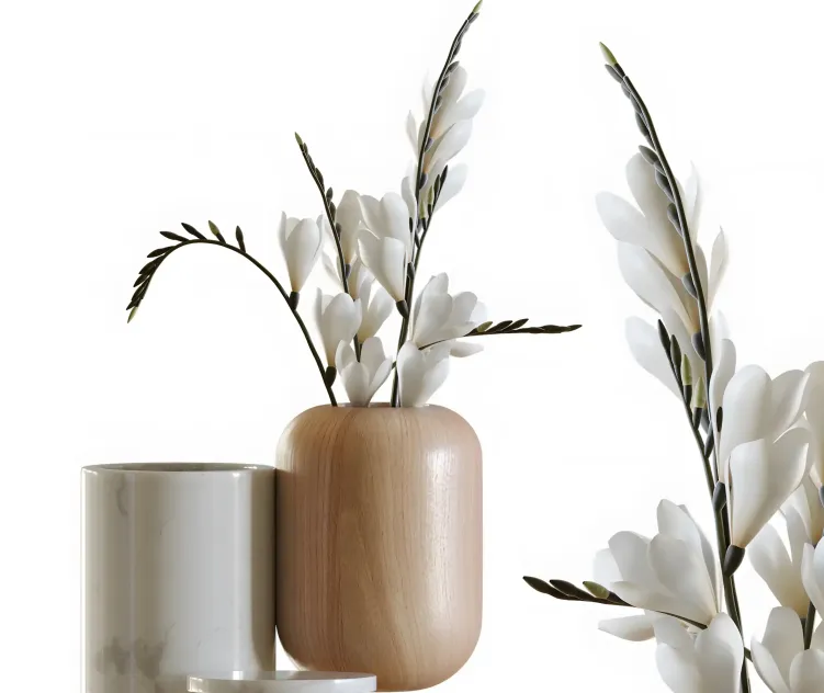 Branches in vases