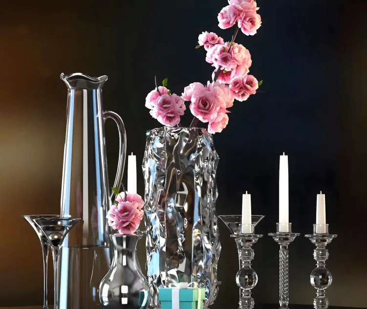Decorative flower vase