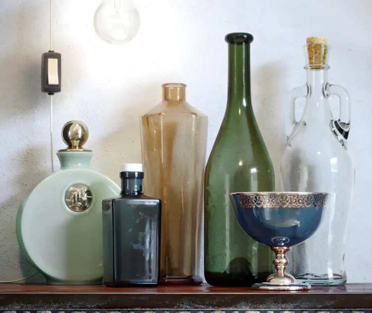 Glass bottles