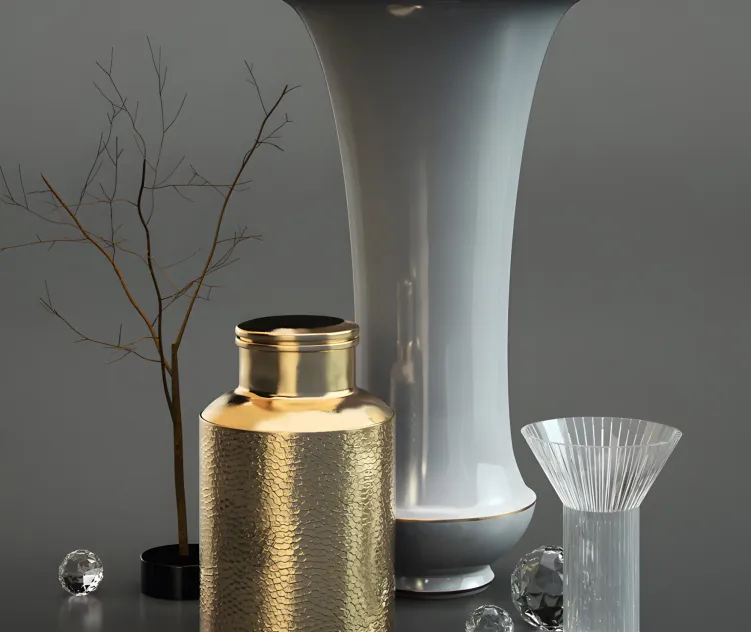 Luxury deco vase