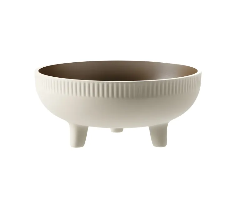 Terracotta bowl plant pot by kristina da design