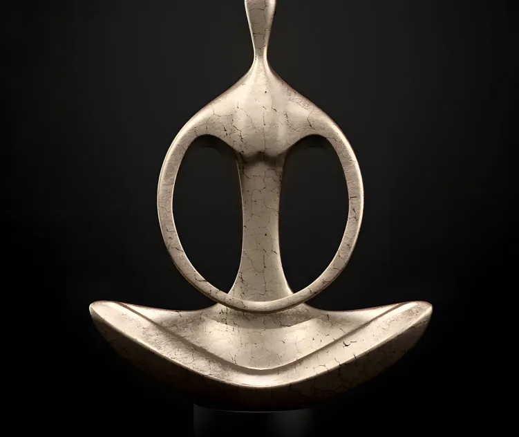 Abstract woman sculpture