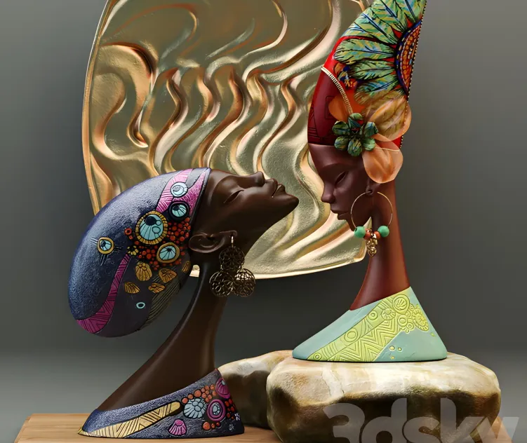 African sculptures factory designtoscano