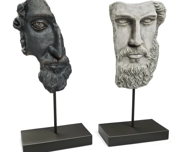 Ancient greek sculpture poseidon zeus