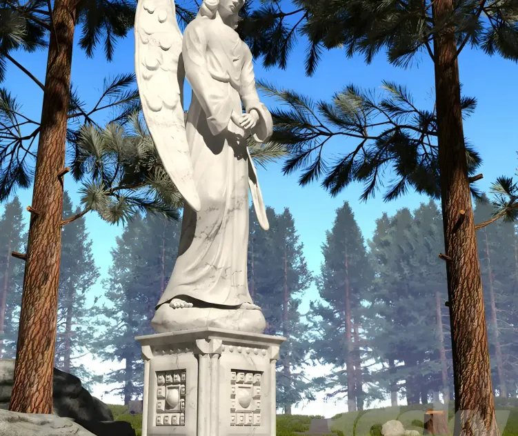 Angel sculpture