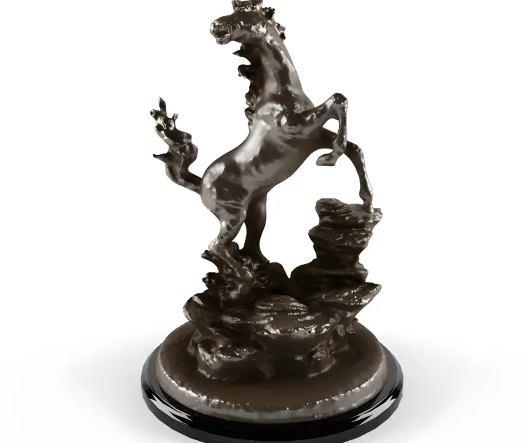 Bronze horse statuette