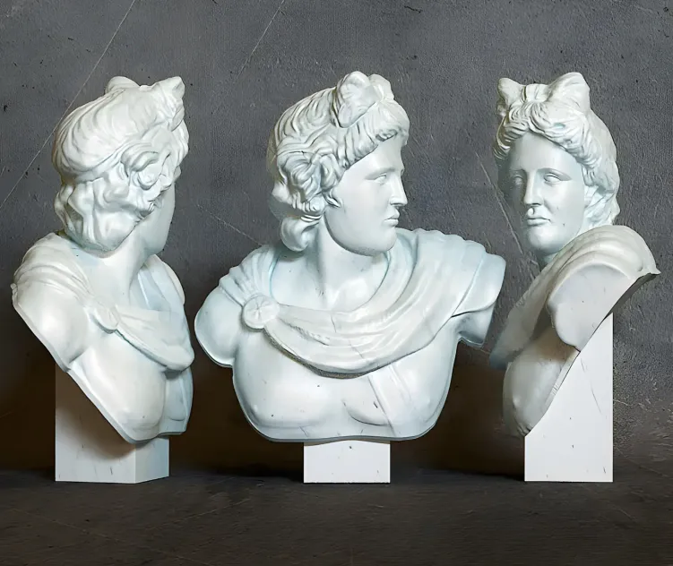 Bust of apollo