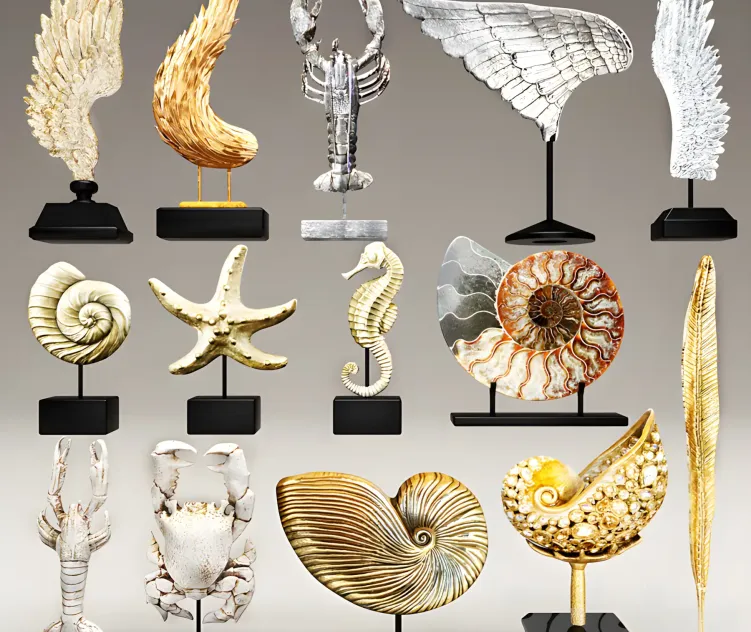 Collection of statues