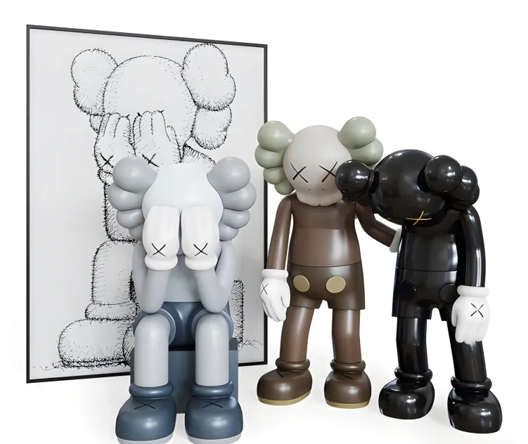 Crying kaws set