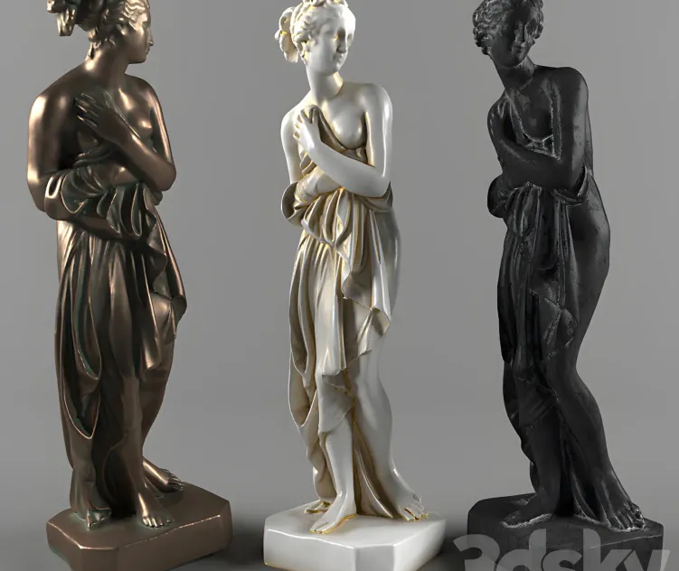 Decor bronze women