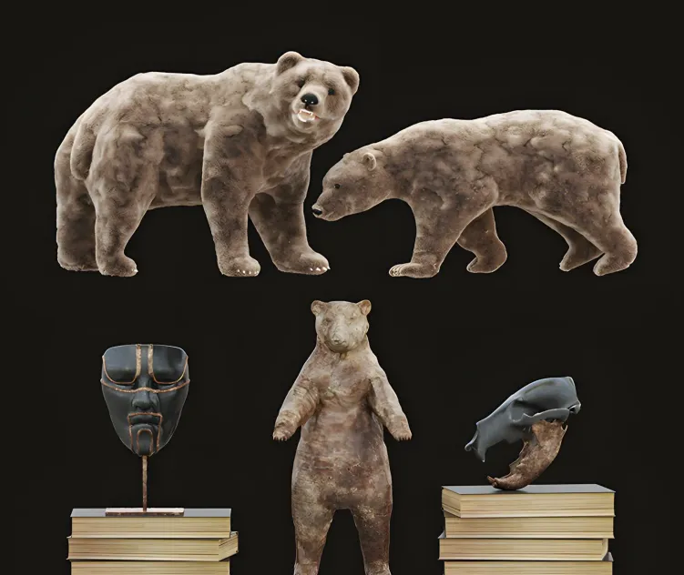 Decorative set bear