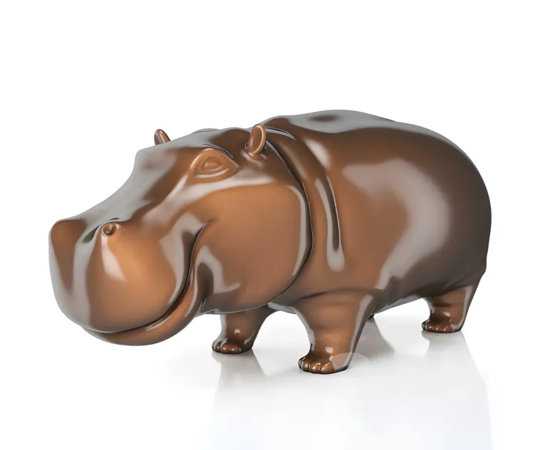 Figurine hippo bongo