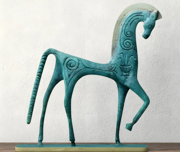 Frederick weinberg bronze sculpture