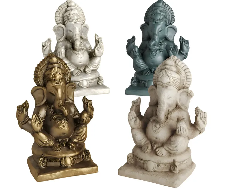 Ganesha sitting sculpture