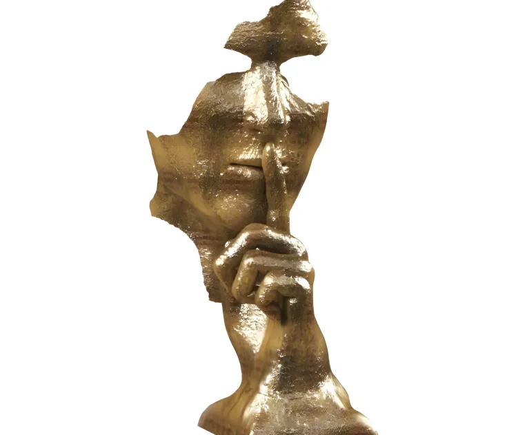 Man face statue