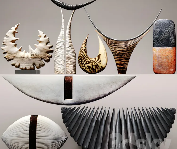 Sculpture collection thierry martenon pcs