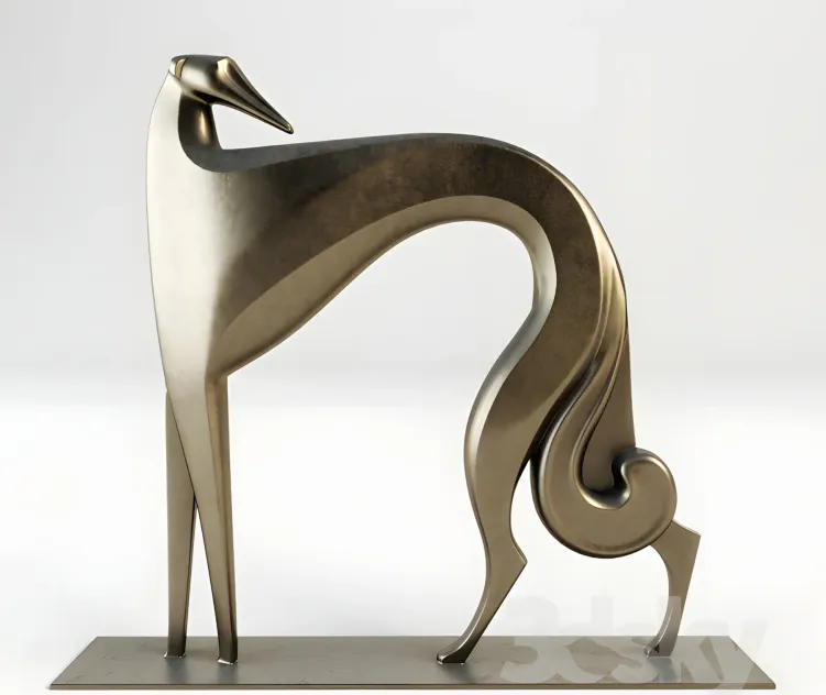 Sculpture greyhound