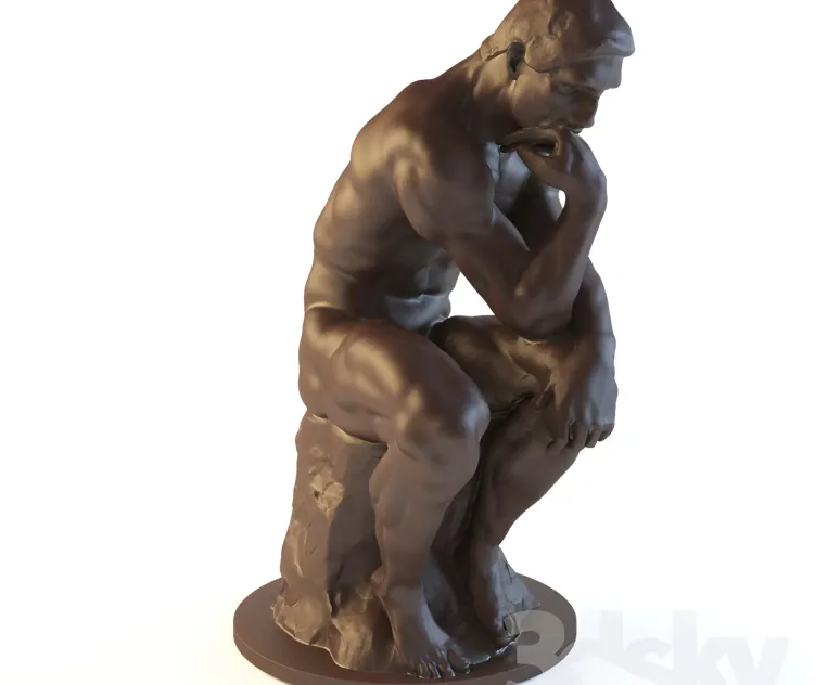 Sculpture rodin thinker